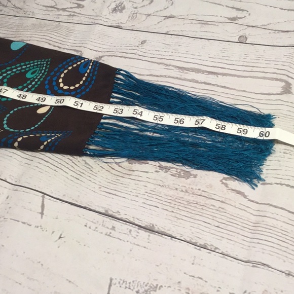 Chocolate & Mint Scarf - Picture 6 of 7